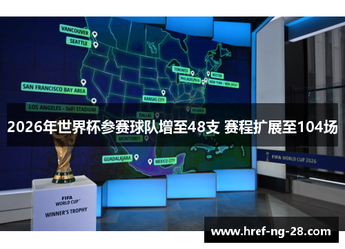 2026年世界杯参赛球队增至48支 赛程扩展至104场